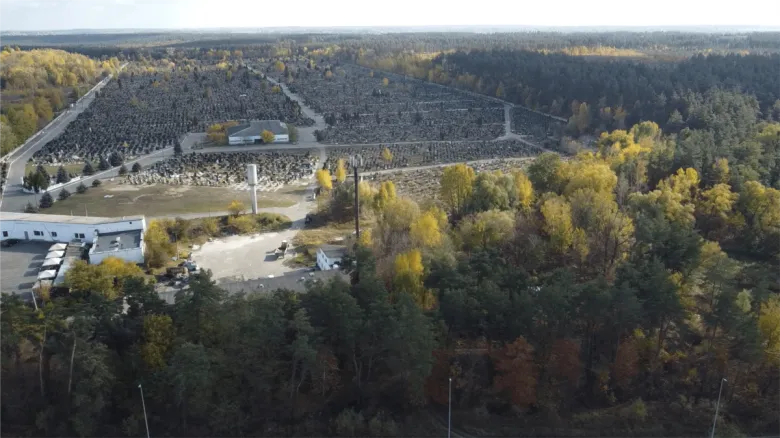 Будівництво Національного військового кладовища триває в Київській області