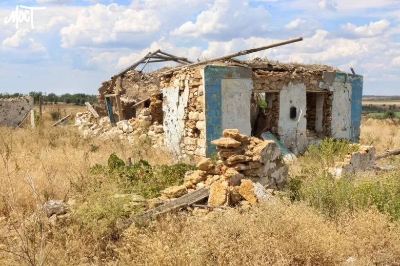 Кардашинка в Херсонской области: Пустынное село после разрушений и затопления