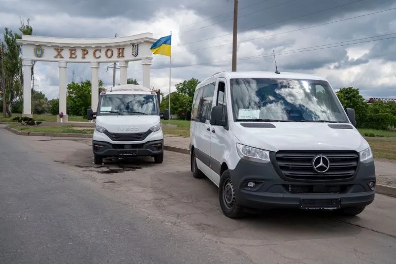 Коммунальные службы Херсона получили поддержку от Германии