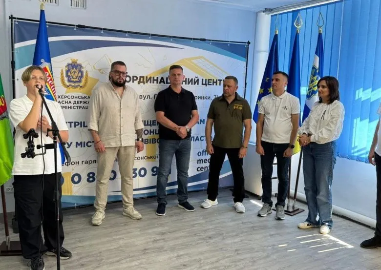 В Львове открыт центр помощи для переселенцев из Херсонщины