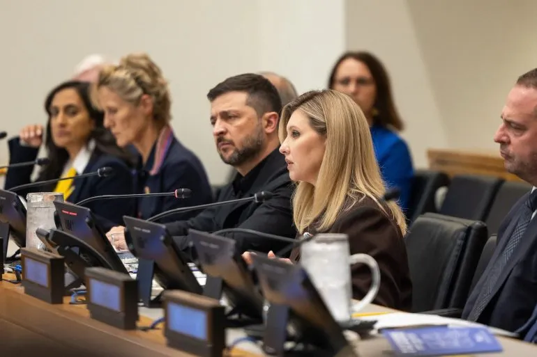 Елена Зеленская на заседании ООН рассказала о похищенных детях из Херсона