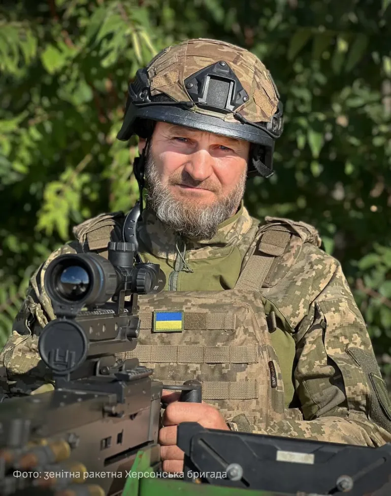 Боец из Херсонской бригады сбил дрон Shahed на Николаевщине