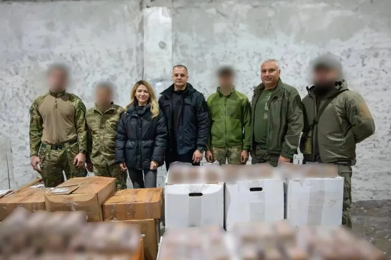 Херсонская громада передала новую партию оборудования для Сил обороны Украины
