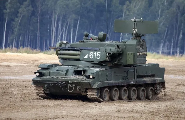 На Херсонщині знищено російський ЗРГК 2С6 «Тунгуска» військовими ЗСУ