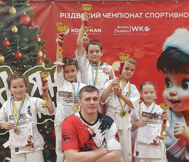 Воспитанники херсонского клуба по каратэ кёкусинкай завоевали семь наград
