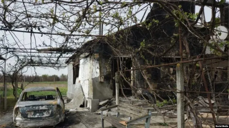 Российские военные убили женщину и подожгли дом в Подо-Калинівке