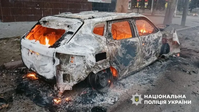 Дронова атака в Херсоні: поранено двох поліцейських