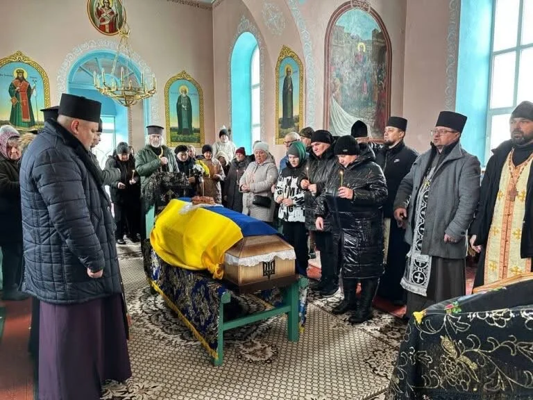 Прощание с Александром Корниенко, военнослужащим из Хмельницкой области