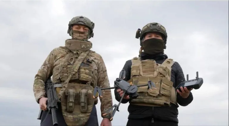 Чулаківская СВА передала квадрокоптер MAVIC военным на Херсонщине