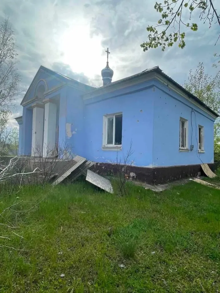 Російські обстріли пошкодили храм Різдва Предтечі на Херсонщині