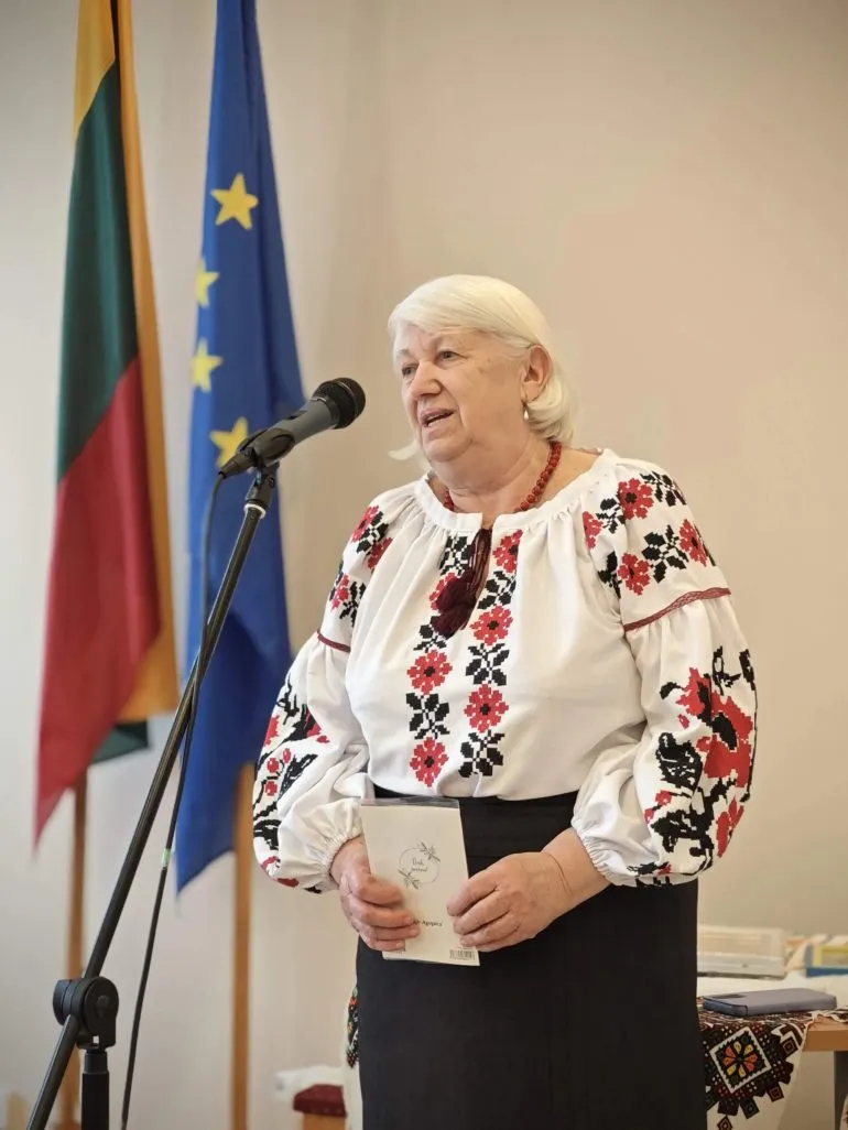 Мастерица из Новой Каховки представила вышивку в Вильнюсе