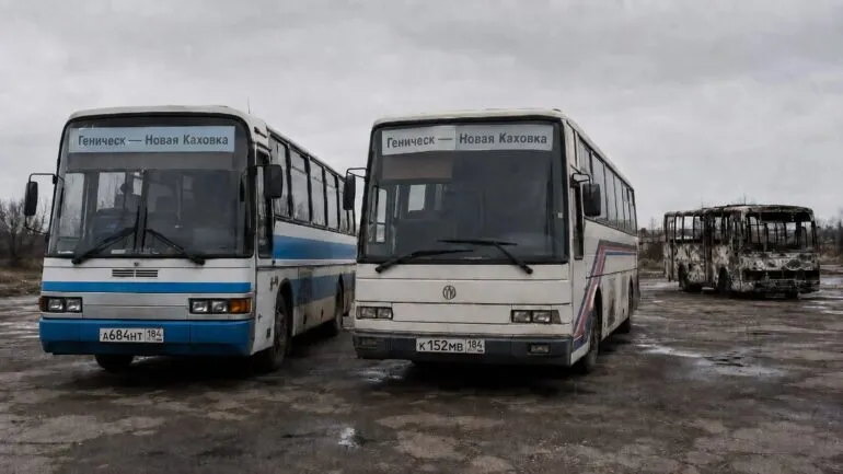 Скасування автобусного рейсу між Генічеськом і Новою Каховкою на Херсонщині